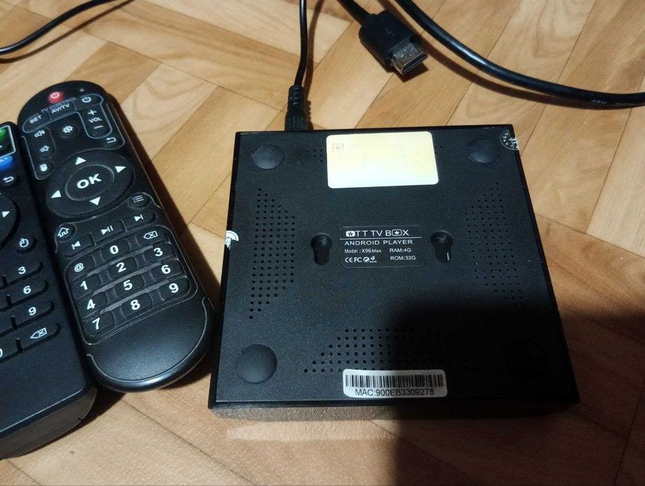ТВ-приставка X96 max 4/32 + пульт G20s