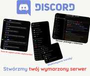 Profesjonalny serwer Discord • Szablon / Full Custom / Boty