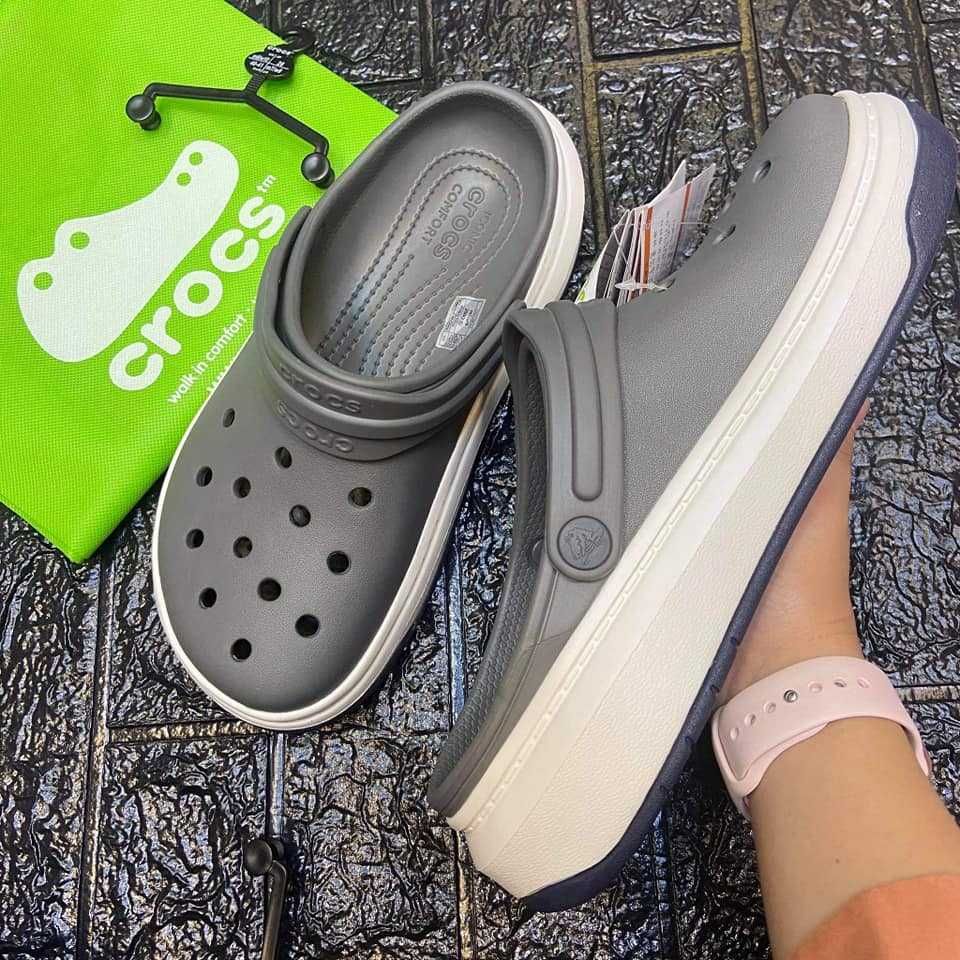 Crocs Crocband Full Force Clog Black мужские кроксы черные оригинал