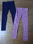 2 x legginsy rozmiar 110