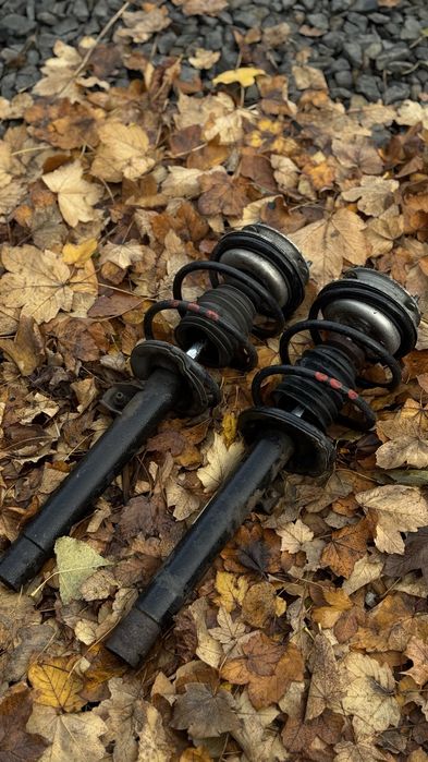 Передні Стойки Стійки БМВ E46 оригінал червоні мітки стойки пружина