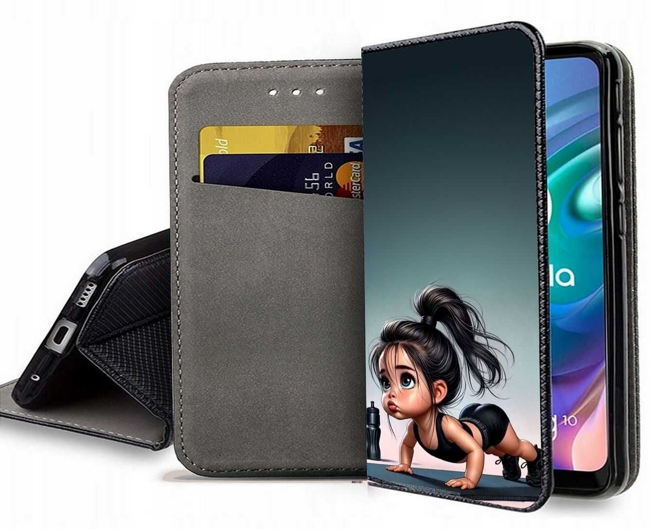 Apple iPhone 15 Plus - Etui zamykane Bad Girls pokrowiec portfel case