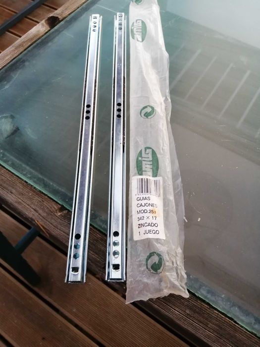Guias para gavetas