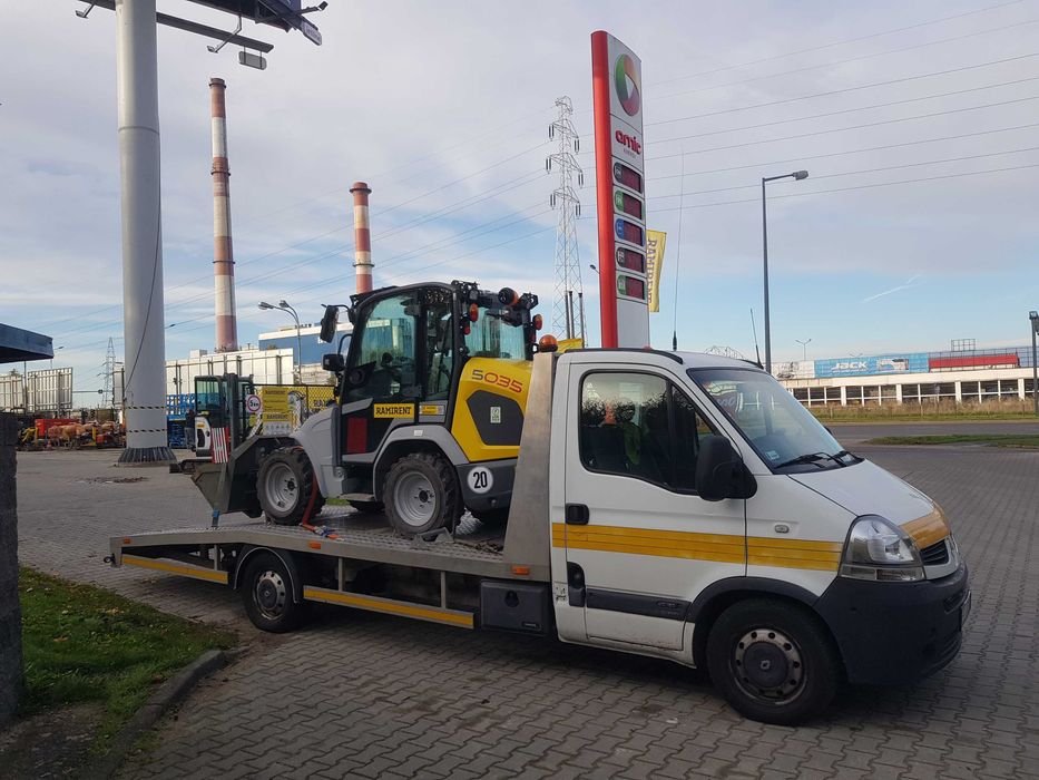 Transport Maszyn Budowlanych Ciągników Wózków Widłowych HOLOWANIE Łódź
