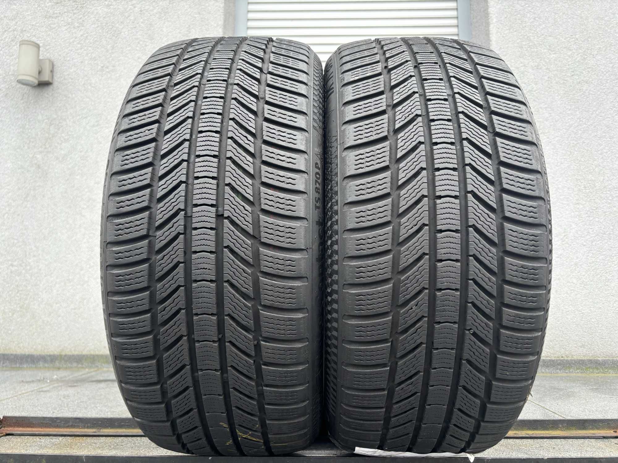 2szt zimowe 225/40R18 Continental 7,5mm 2021r świetny stan! Z4069 gwar