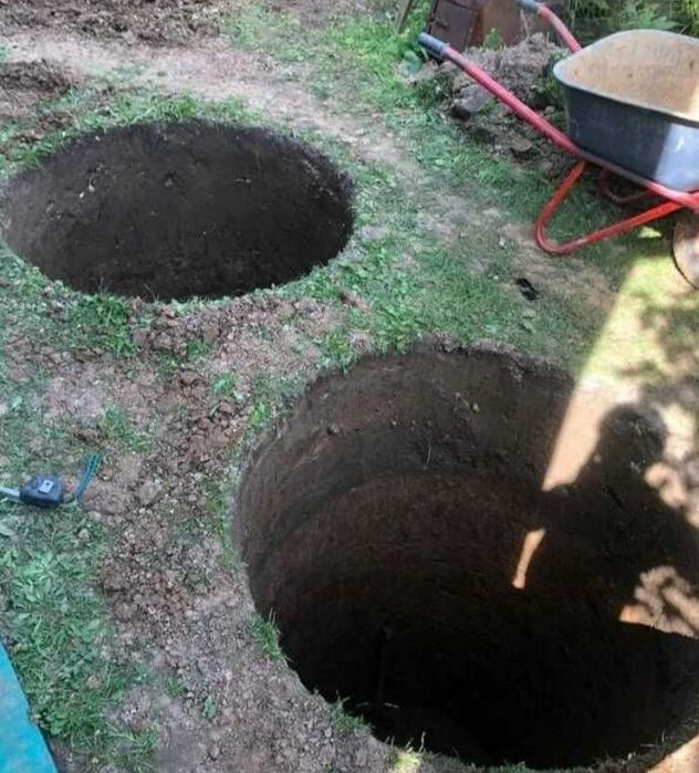 Копка септика під ключ. Каналізація с бетонних кілець. ukrseptik.com