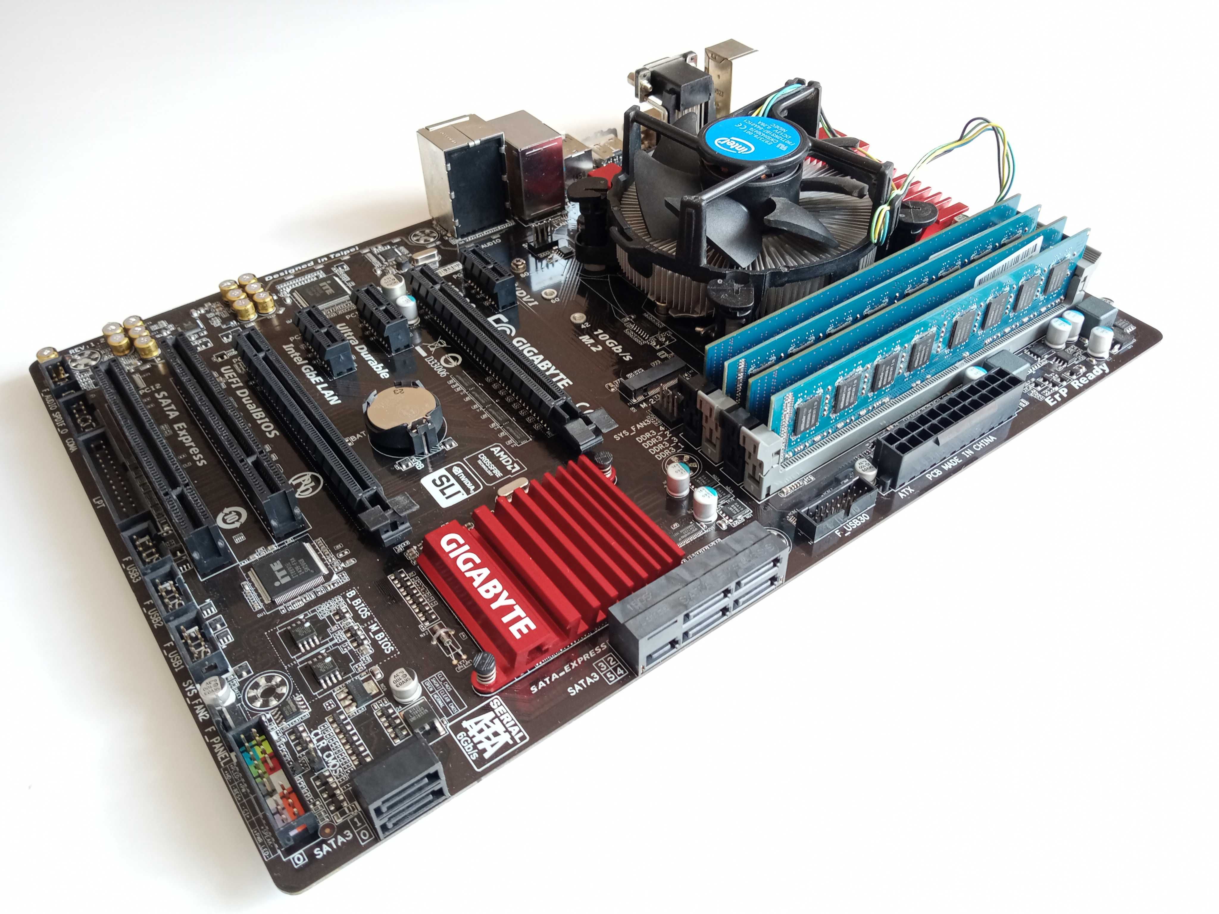 Zestaw: GIGABYTE GA-Z97X-SLI + INTEL Core i5-4670k + 16GB DDR3 1600MHz