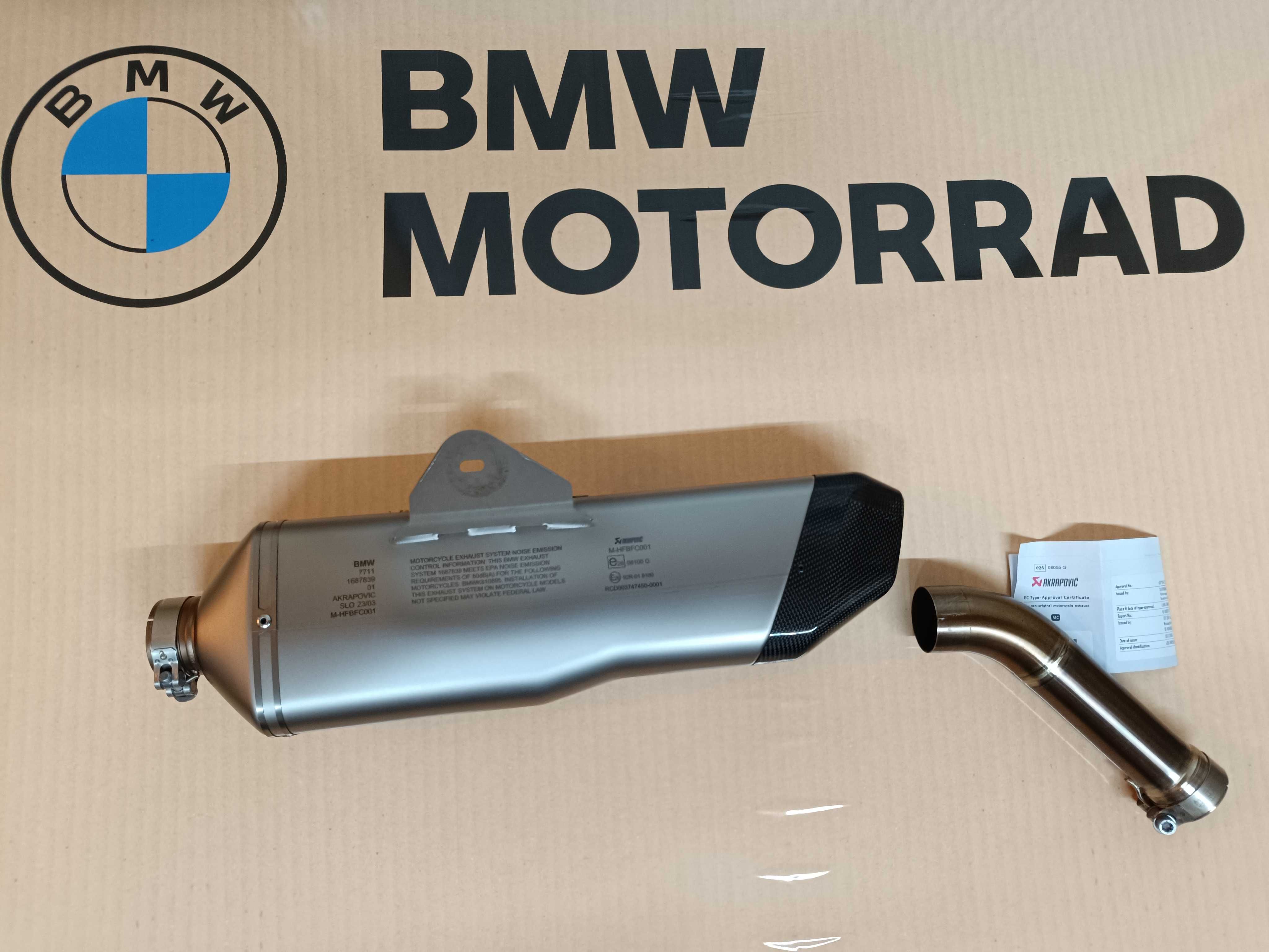 Ponteira Akrapovic BMW F850GS ou F750GS - COMO NOVA