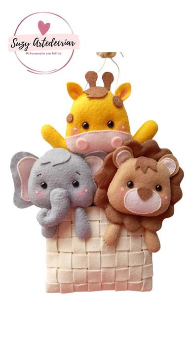 Decoração Enfeite Animais da Selva