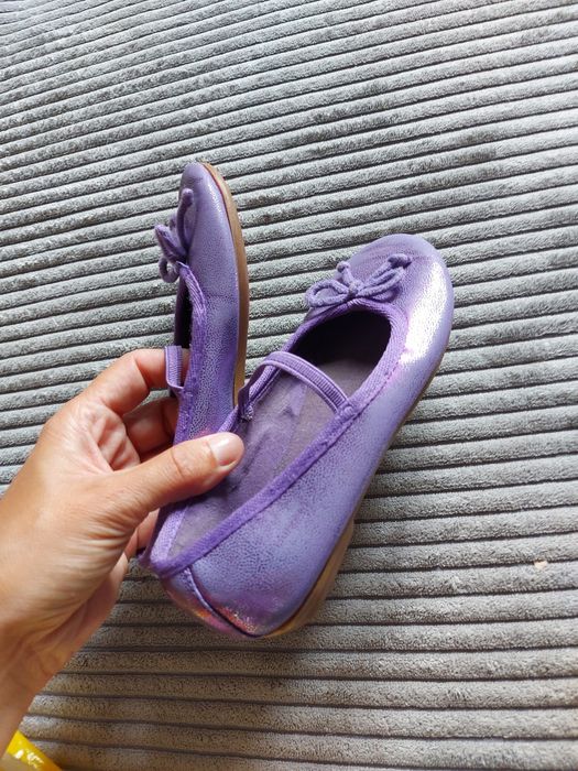 Baletki balerinki fioletowe rozmiar 27
