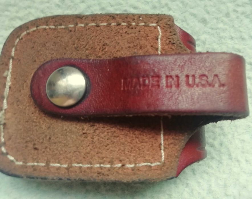 Capa ou bolsa de couro porta isqueiro Zippo original