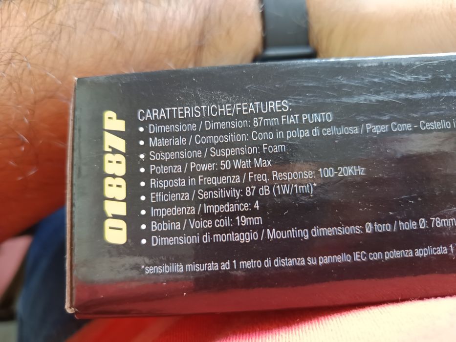 Colunas de som para carros