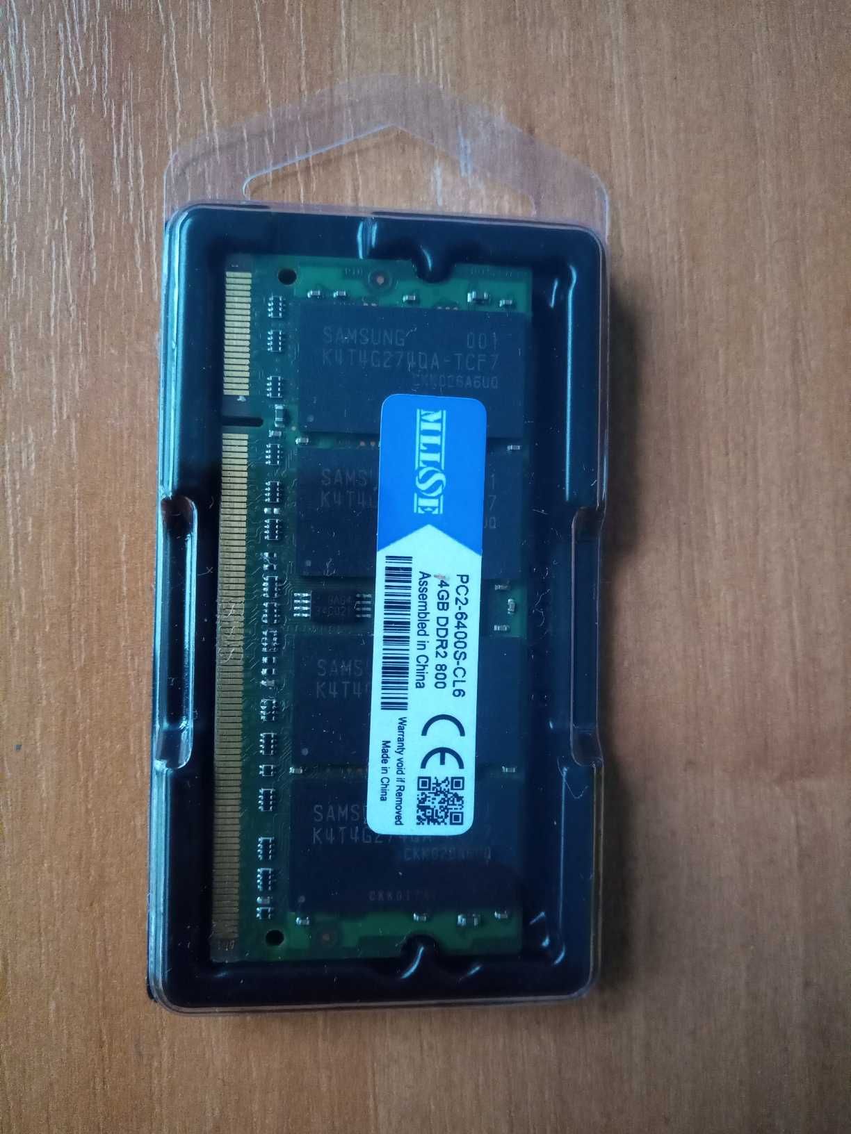 Память для ноутбука So-Dimm DDR 2 4 Gb 800 MHz Samsung новая