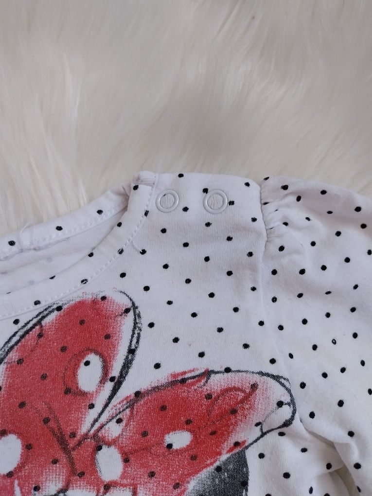Body długi rękaw myszka minnie