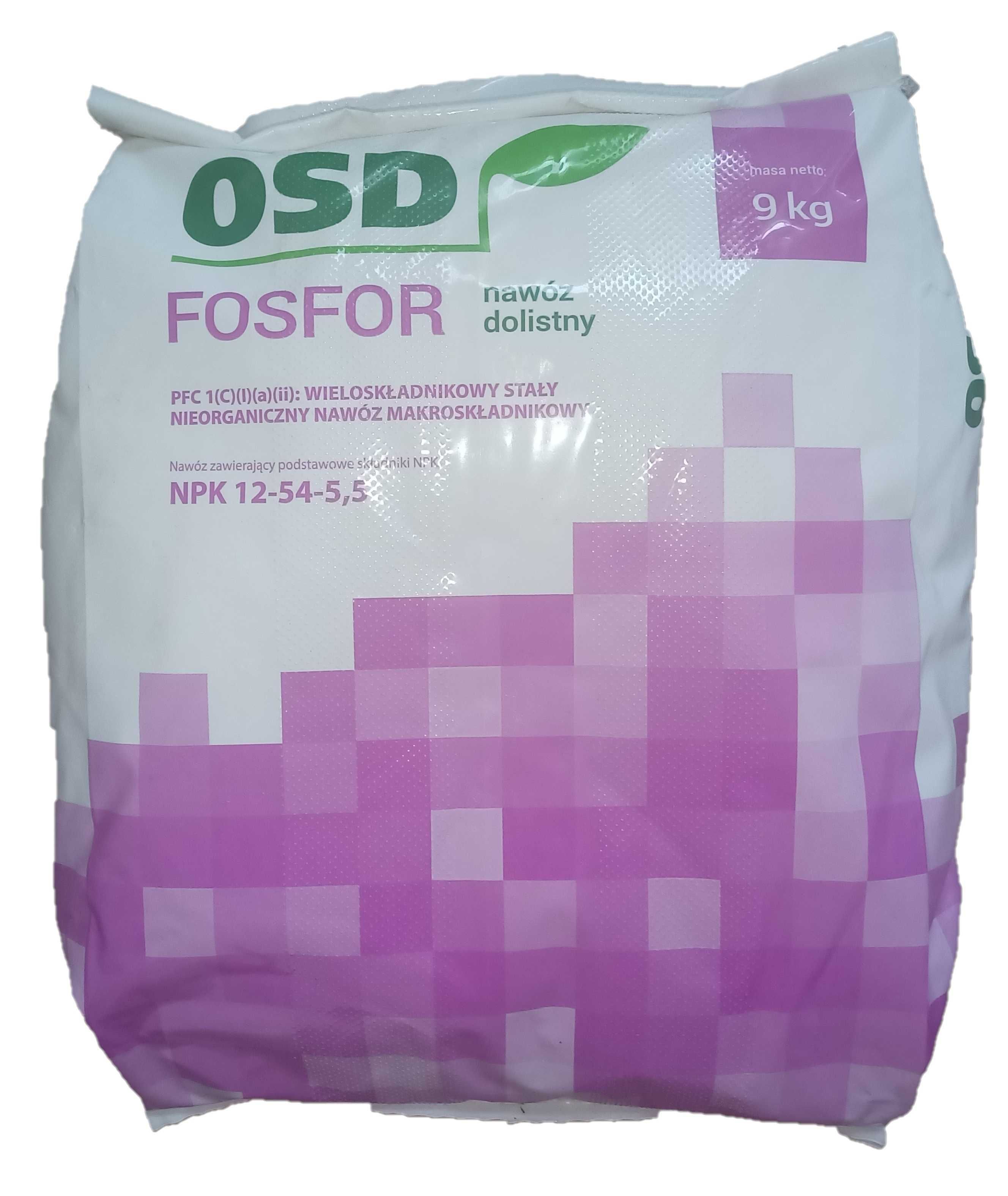 OSD FOSFOR 9KG, nawóz dolistny fosforowy z mikroelementami, OSD FOSFOR