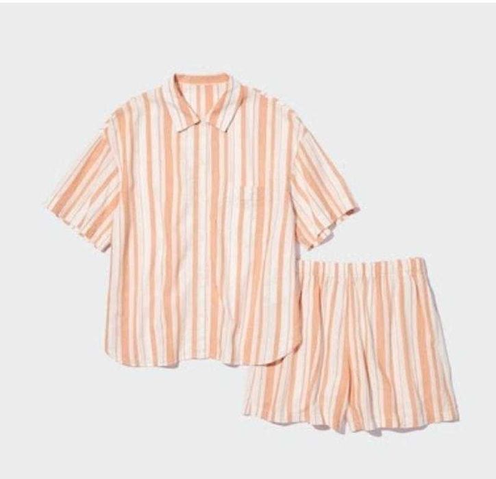 Якісна лляна піжама, домашній костюм
Uniqlo