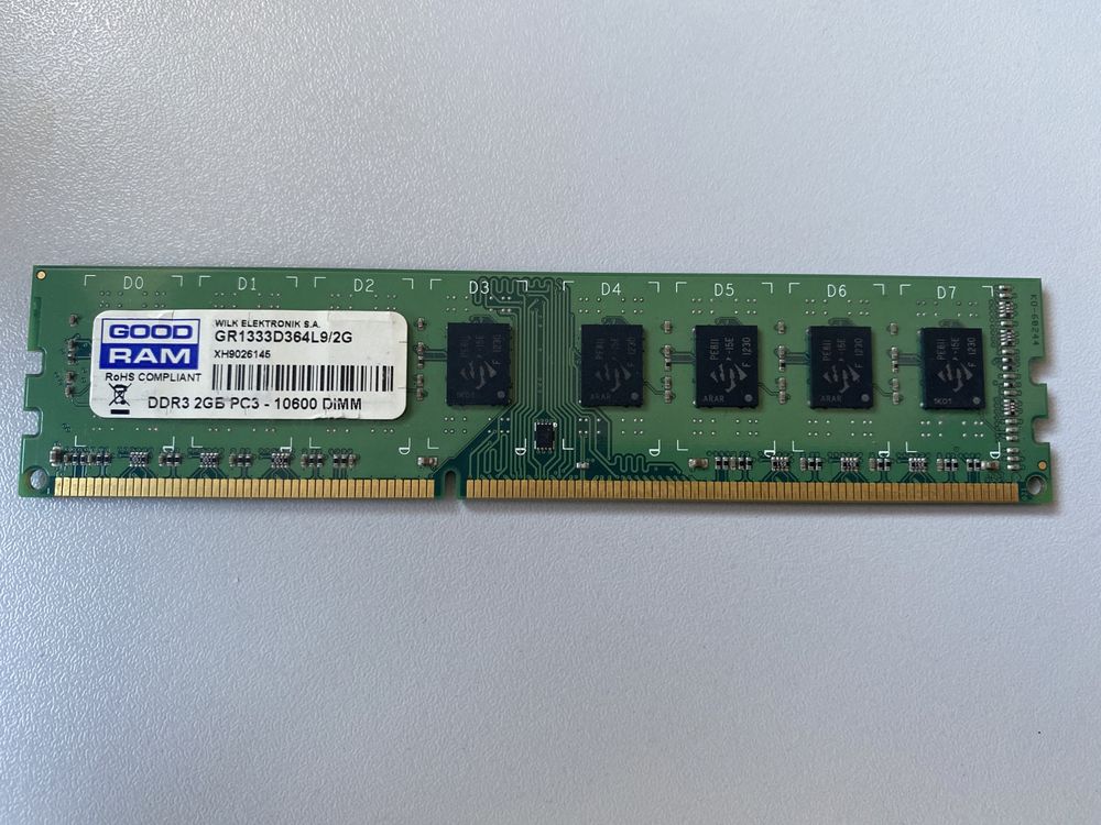 Оперативная память good ram ddr3 на 2 gb