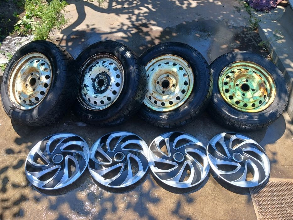 Диски,шини r 14 lacetti,Nubira,lancer,kia.4×114.3