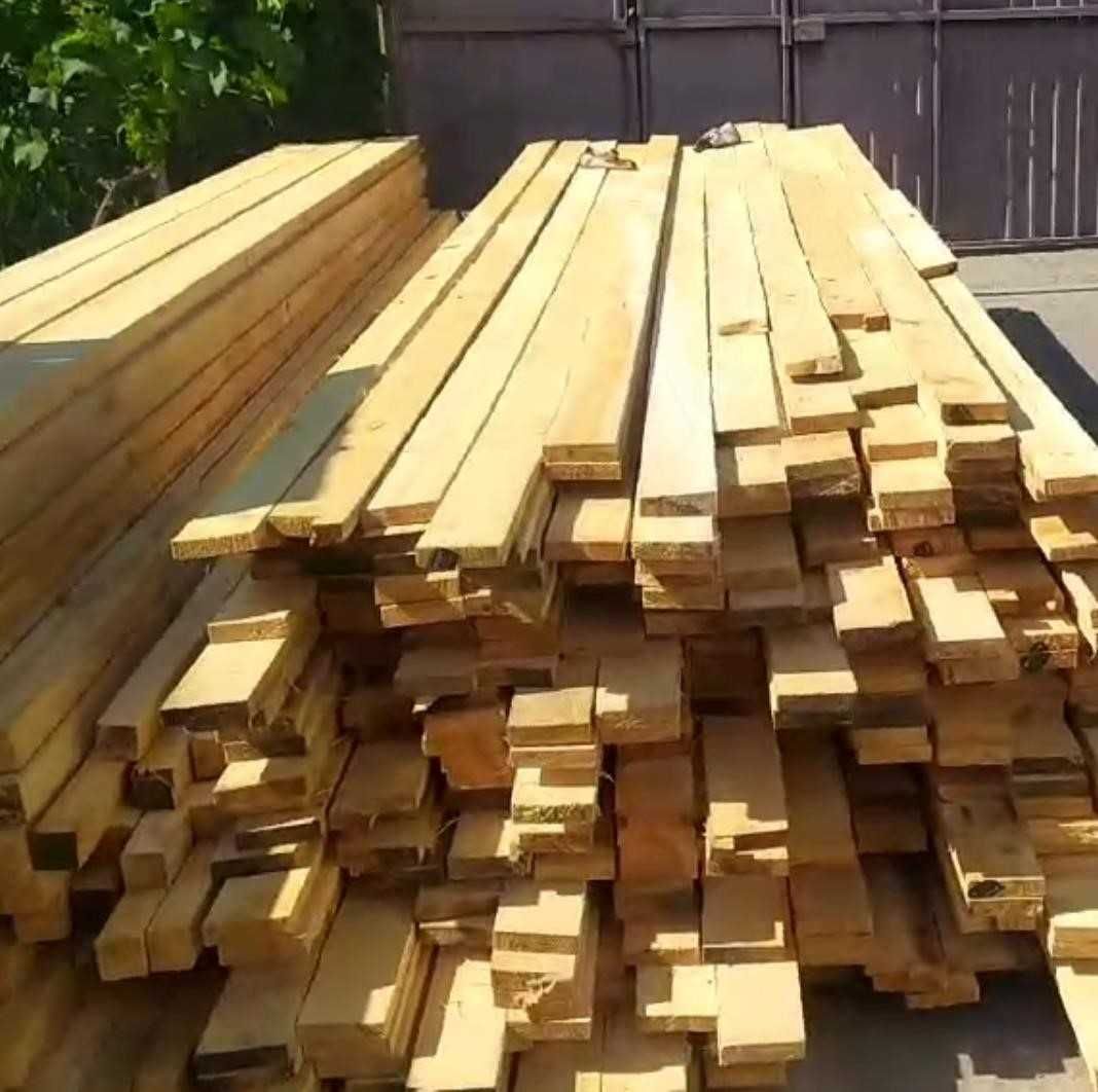 Пиломатеріали балка 120*50*3м (брус, доска, дошка кроква рейка)