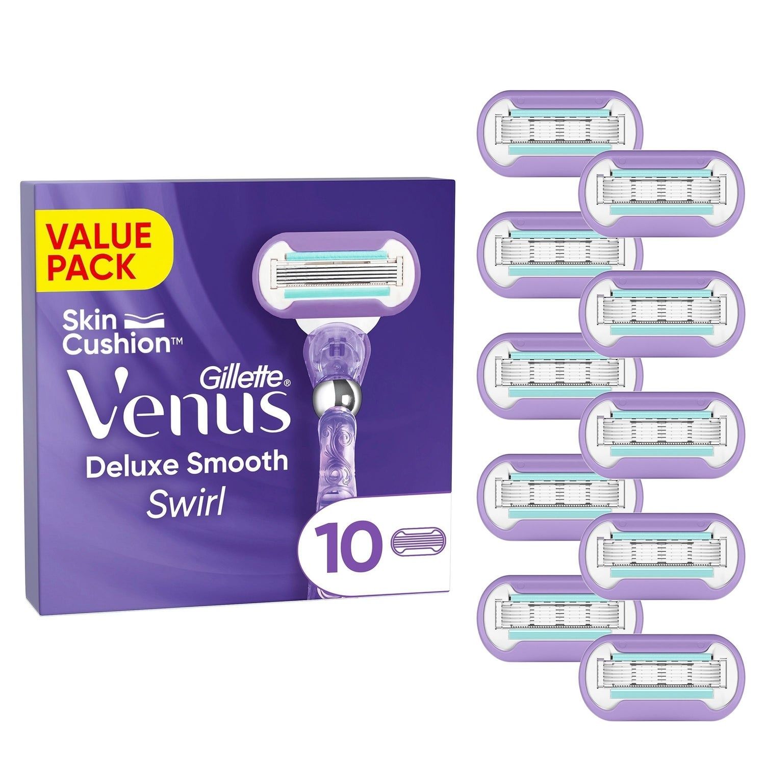 Змінні касети Gillette Venus Swirl Smooth 5 лез, Оригінал! Німеччина