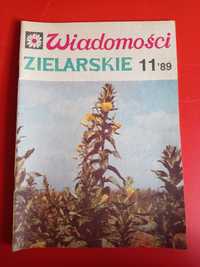 Wiadomości zielarskie nr 11/1989, listopad 1989