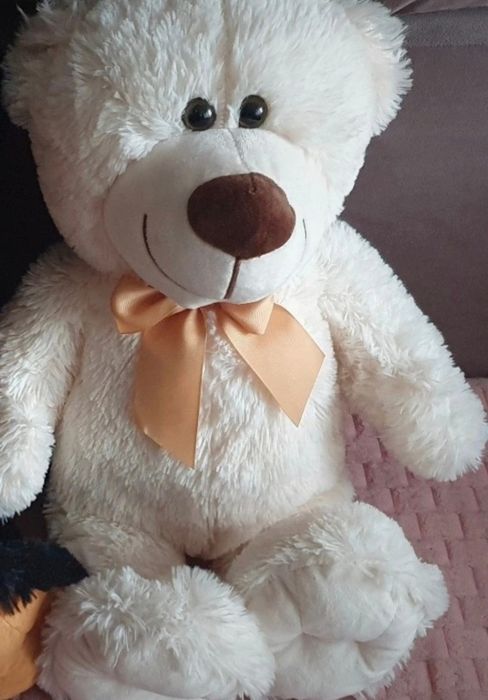 Kremowy miś smiki, miś smiki 50 cm, maskotka miś