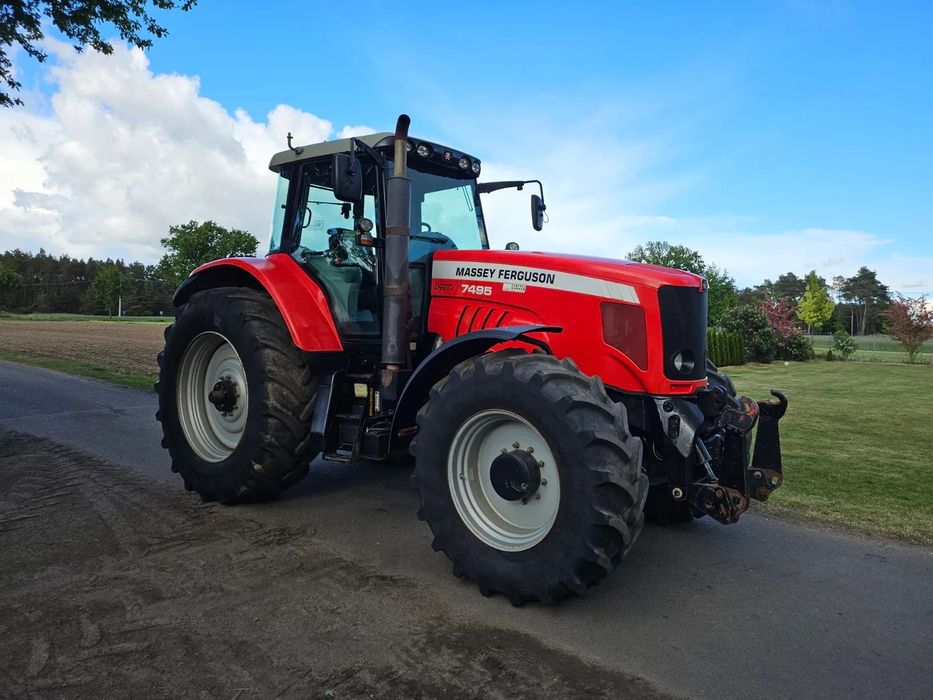 Massey Ferguson 7495  DYNA VT skrzynia FENDT  amortyzowana oś i kabin  Silnik SISU oryginał