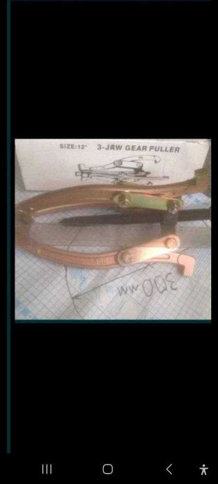 Съемник для подшипников и шкивов. Сепараторный