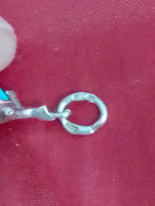 Кулон золото та срібло з бірюзою