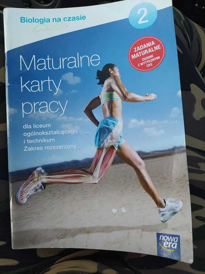 Sprzedam "Maturalne karty pracy " z biologii