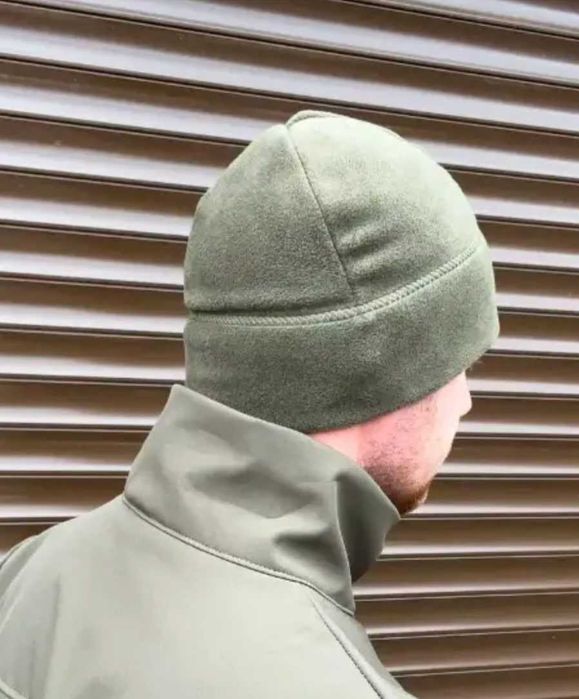 Зимова шапка армійська флісова ЗСУ чорна , піксель , мультикам S M L