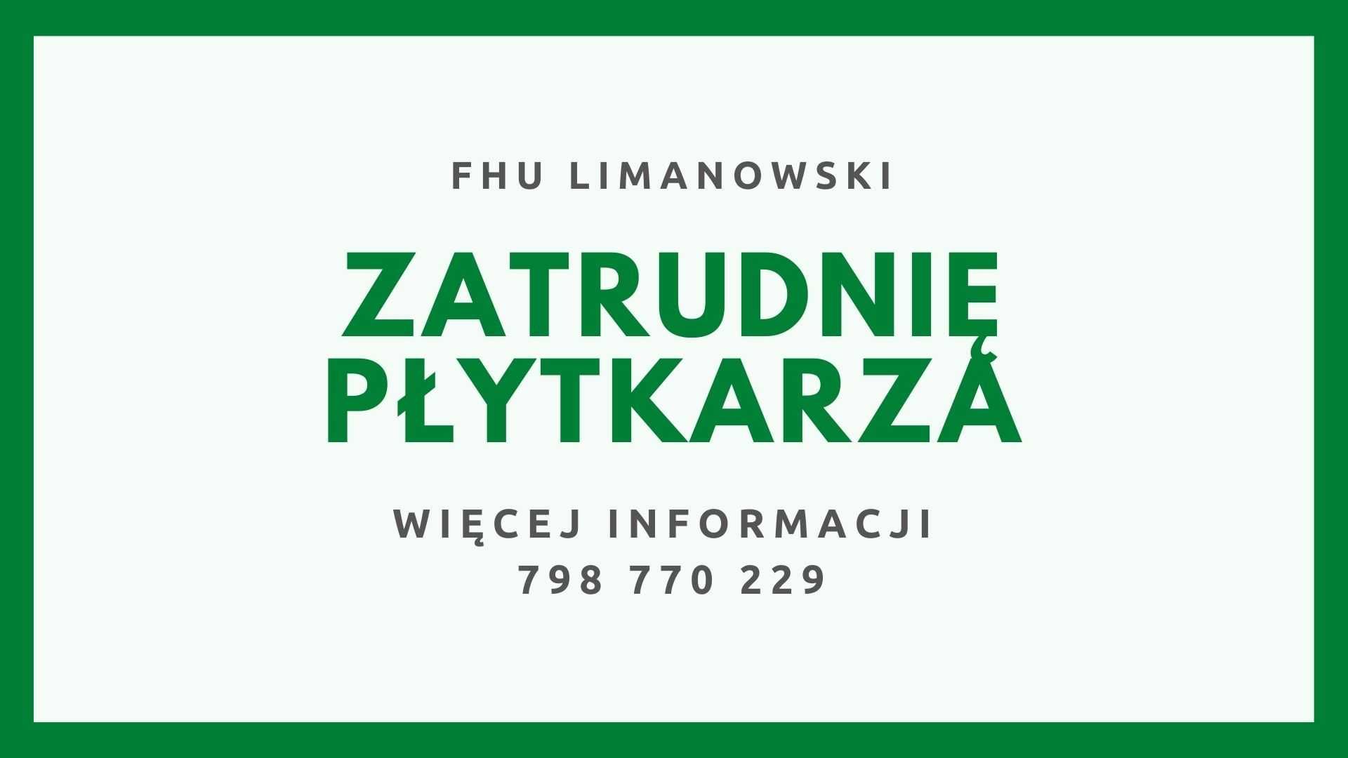 Praca / Płytkarz / Glazurnik