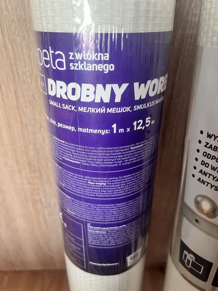 Tapeta z wlokna szklanego 1m x 12,5 m