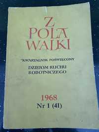 Kwartalnik poświęcony Dzieją Ruchu Robotniczego 1968r -książka