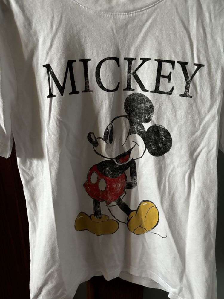 Koszulka z nadrukiem Mickey Mouse rozmiar XS