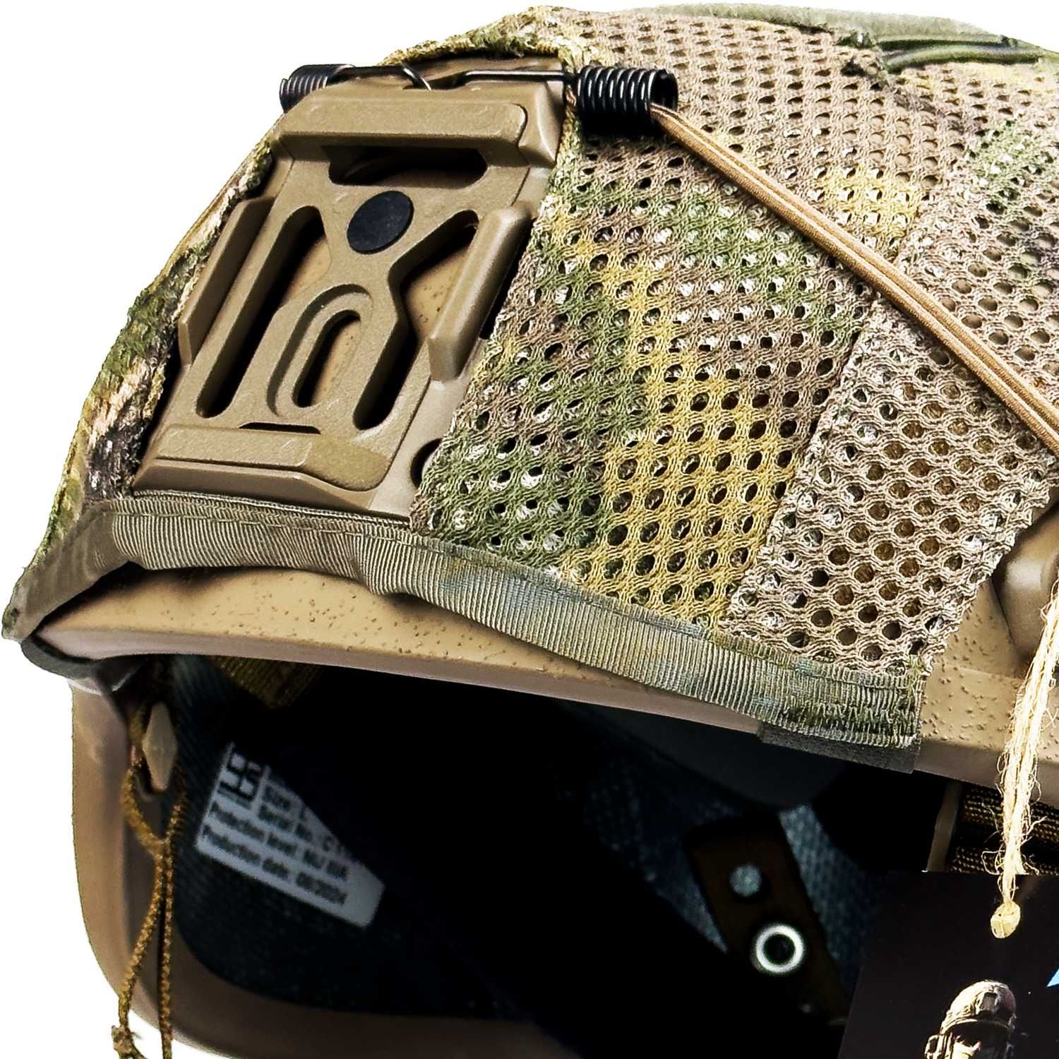 Шлем (каска) с ушами Sestan-Busch Helmet NIJ IIIА BK-ACH-MC. Койот.