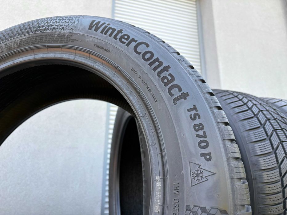 4szt zimowe 215/55R17 Continental 8mm 2023r świetny stan! Z561 Gwar