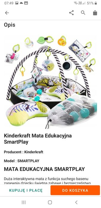 Mata edukacyjna Kinderkraft