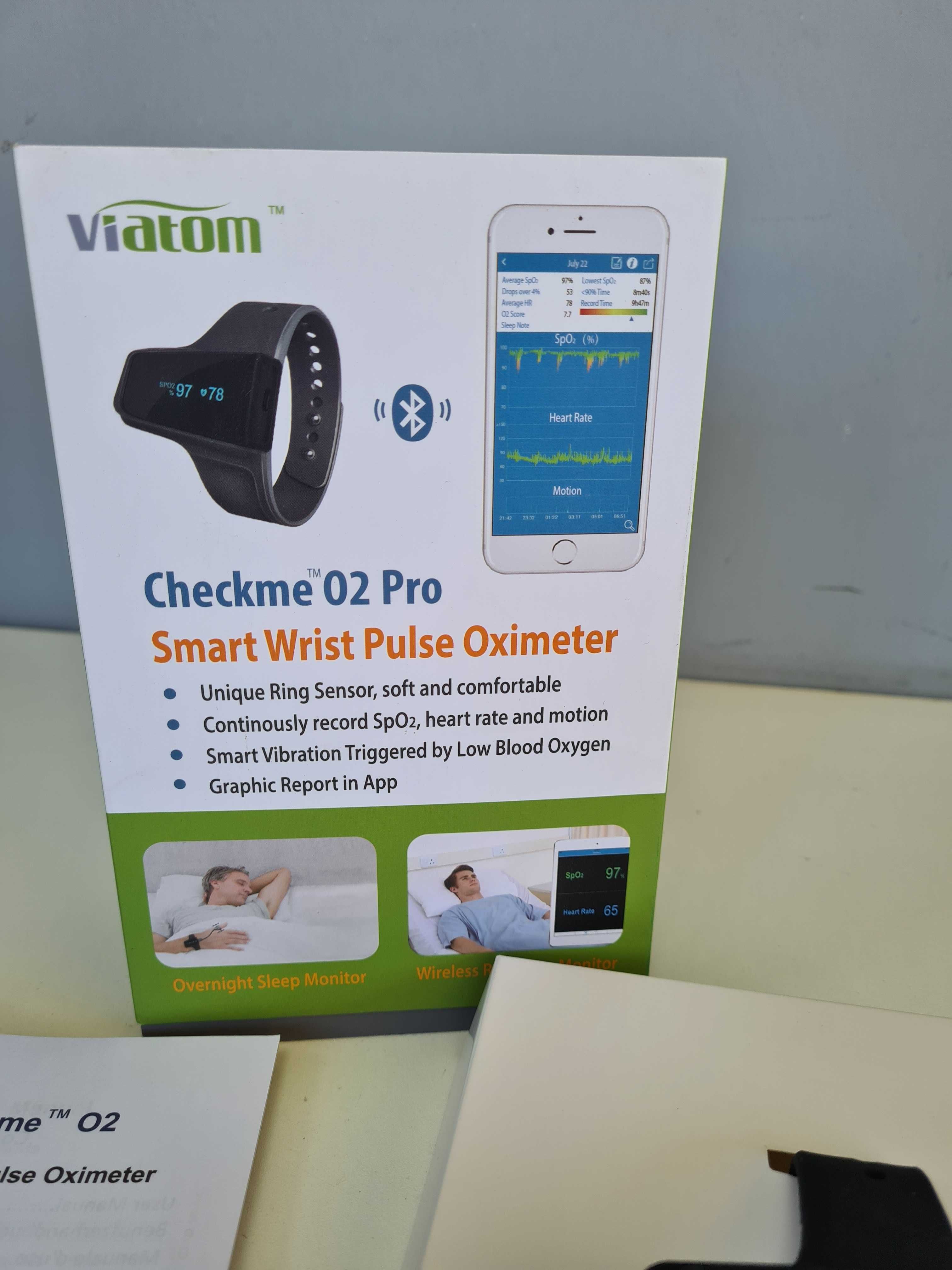 Пульсоксиметр на зап'ястя Viatom Checkme O2