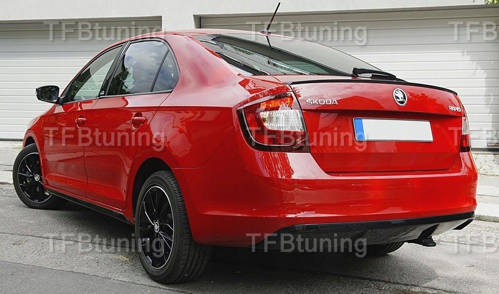 spoiler dyfuzor skoda rapid sedan tfb tuning