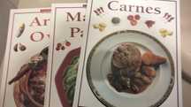 Lote de 3 livros de receitas