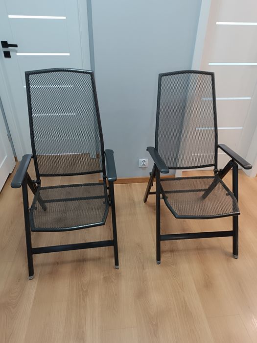Krzesło ogrodowe metalowe