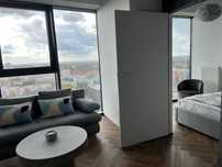 Hanza Tower 19 piętro 2 pokoje w pełni umeblowne