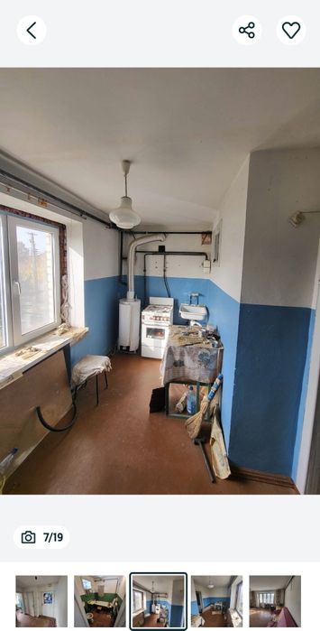 Продається однокімнатна