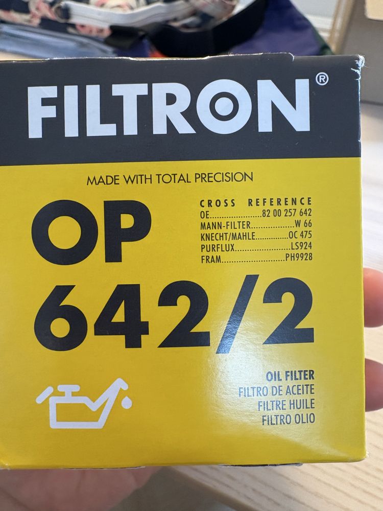 Filtr oleju Filtron OP 642/2