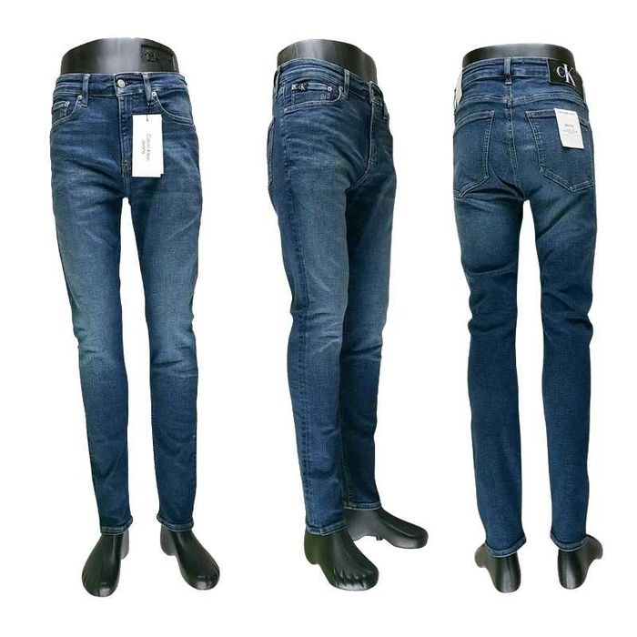 Męskie jeansy Calvin Klein Jeans - Skinny oryg. nowe rurki - W32/L32