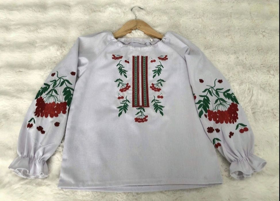 Вишиванка лляна для дівчинки