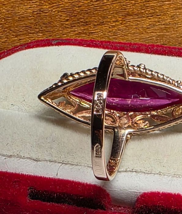 Золотий перстень, кольцо, каблучка часів СРСР, 583 проба