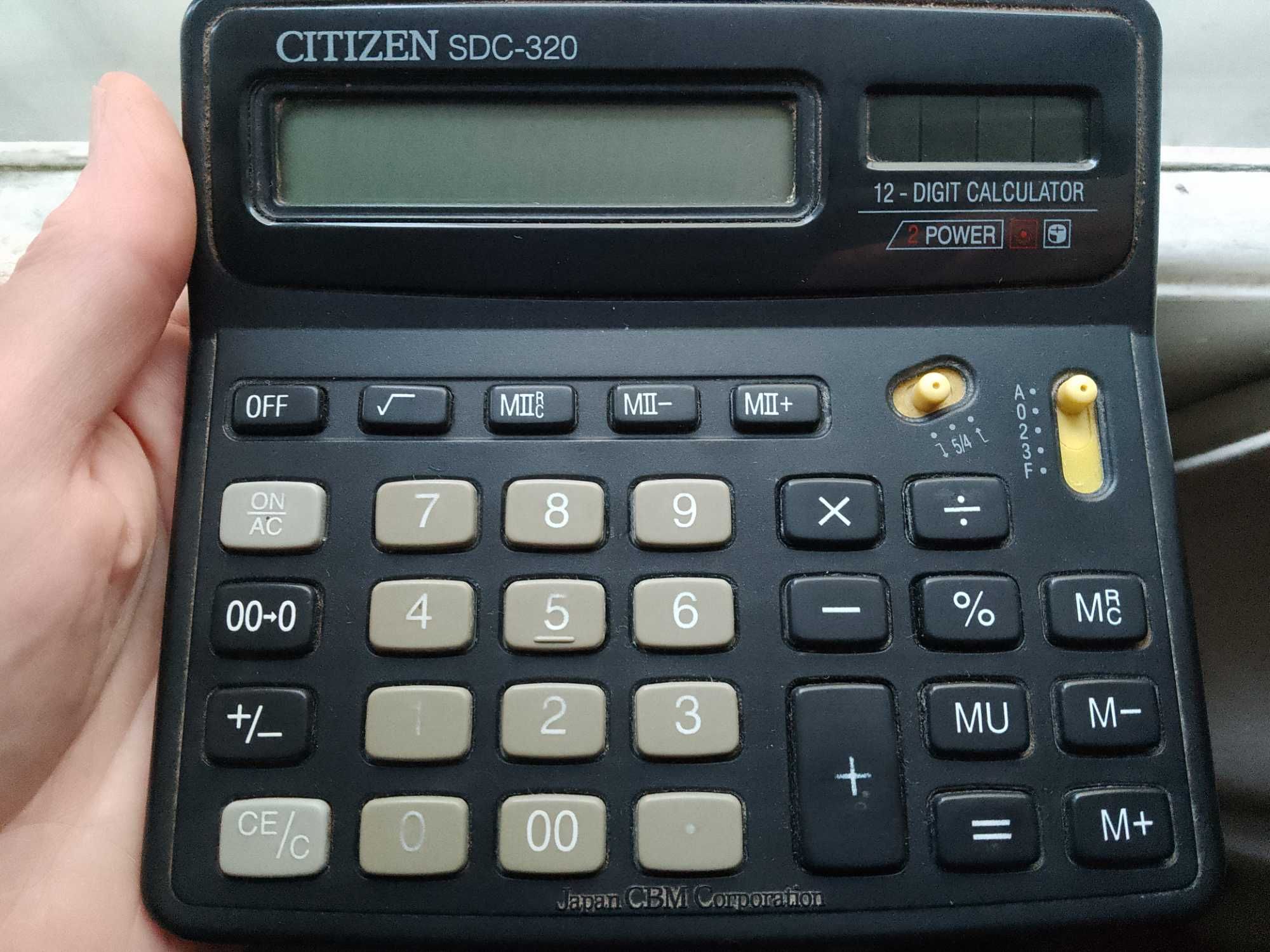 Калькулятор Сitizen sdc-320