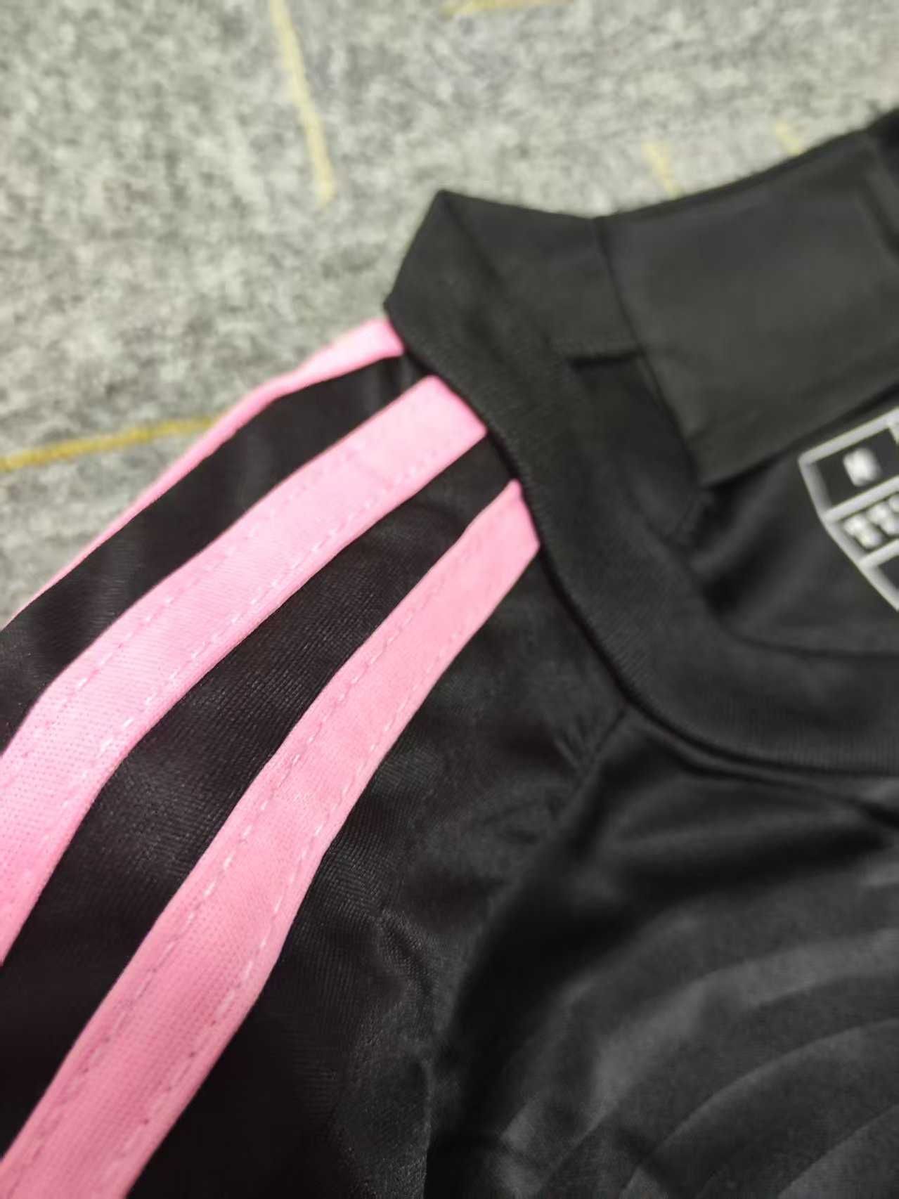 Czarna koszulka wyjazdowa Inter Miami Fan Edition nr 10 Messi R.M
